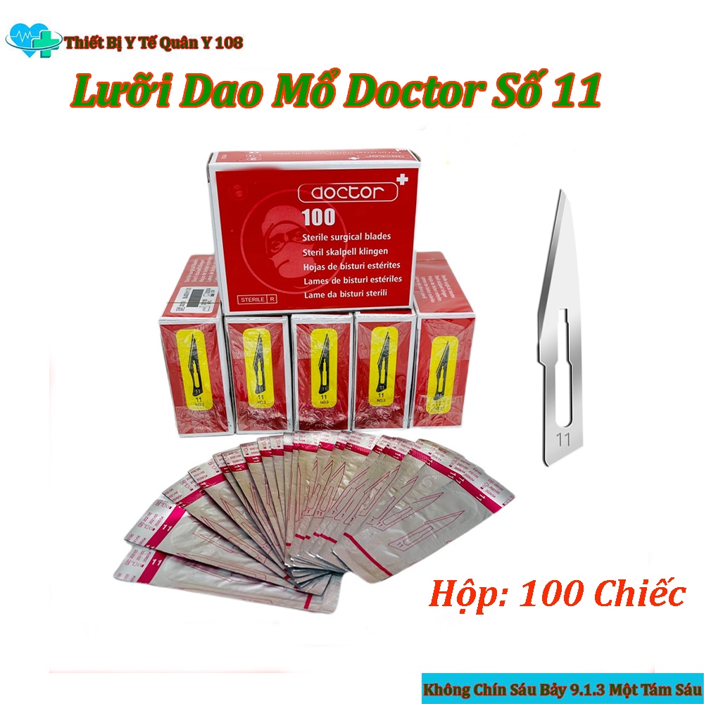 Lưỡi Dao Mổ Doctor Số 11 Hộp 100 Chiếc