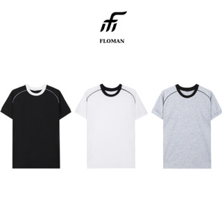 Áo body thun gân nam FLOMAN V5 thiết kế phối viền tạo điểm nhấn