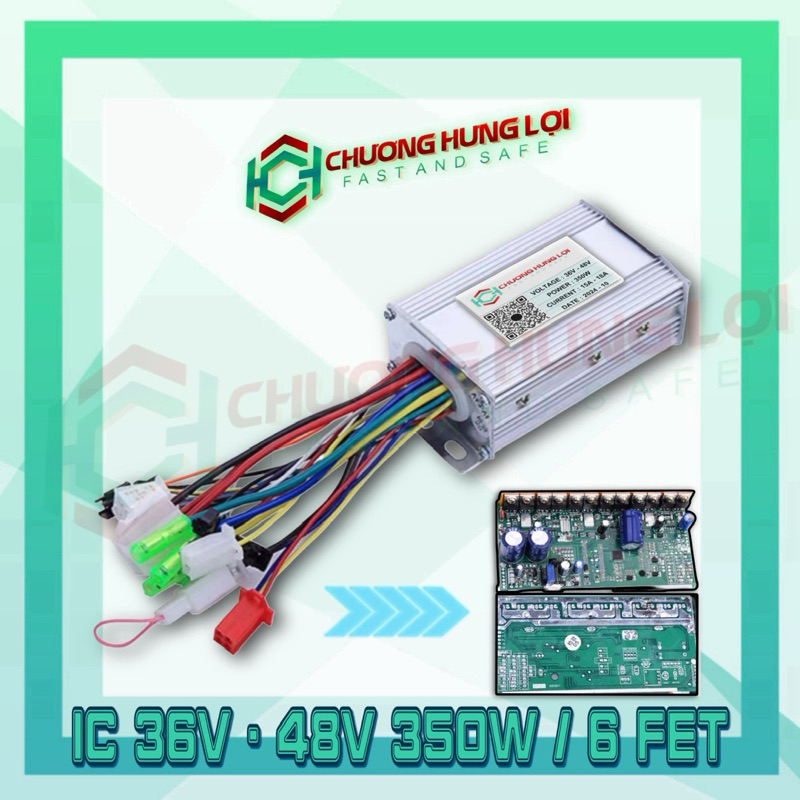 IC Điều Tốc Đa Năng Xe Điện 36v 48v 350w 6 fet