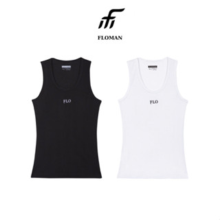Áo ba lỗ nam thêu FLO thun gân loại 1 bản Special, áo tanktop nam thể thao