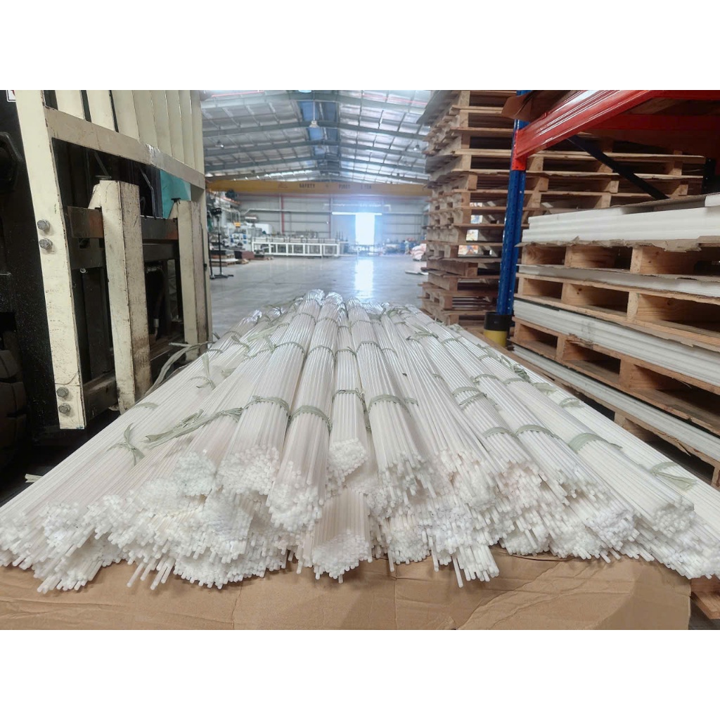 Thanh nhựa POM Hàn Quốc màu đen, màu trắng phi 12mm*500mm; 12mm*1000mm; 12mm*2000mm