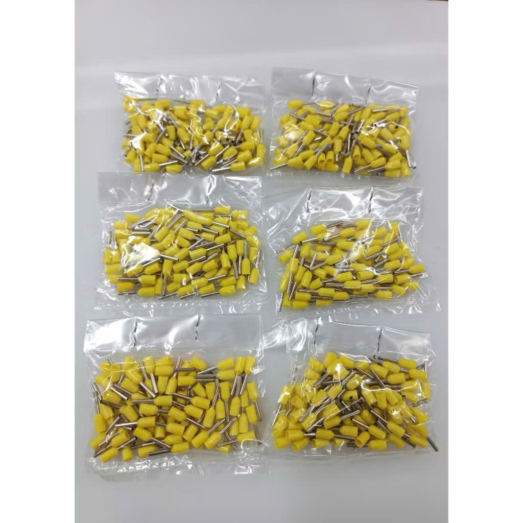 Combo 100 đầu cos kim (pin rỗng tròn) E7508 vàng