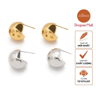 Bông tai nữ hình quả cầu Classy Ball Jesmee thiết kế đơn giản thanh lịch - E65007