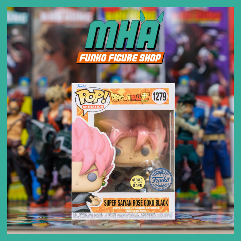 Chính Hãng Funko Pop Dragon Ball Super : Mô Hình Super Saiyan Rose Goku Black Tem SE #1279