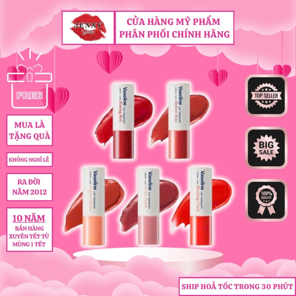 Son Dưỡng Vaseline Lip Therapy Colour + Care Limited Edition