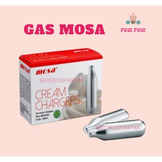  HỘP 10 VIÊN GAS KEM N2O ISI   MOSA TỪ PINK PINK NGUYÊN LIỆU & DỤNG CỤ PHA CHẾ ĐỒ UỐNG 