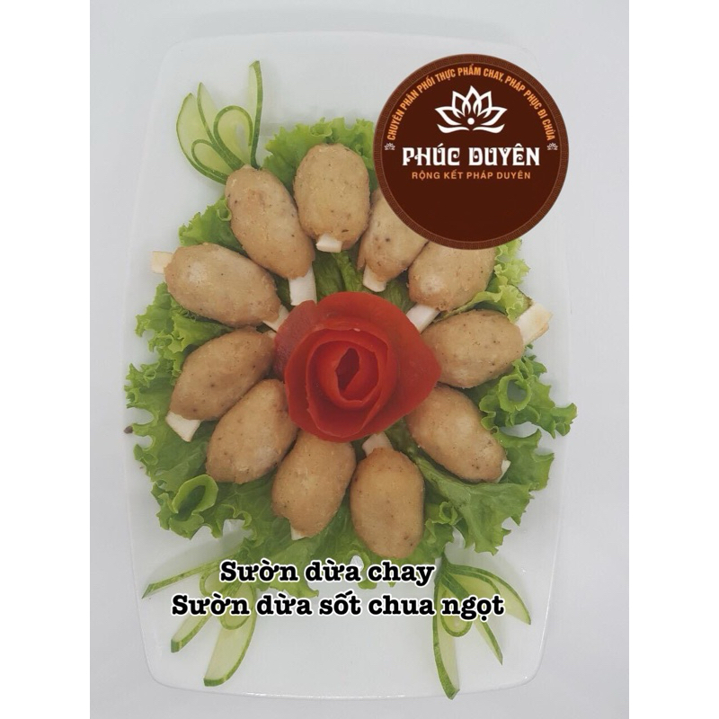 Sườn bọc dừa chay 250g [ship hoả tốc HN]