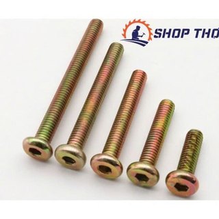 Ốc cấy ren, bulong mũ dẹt M6