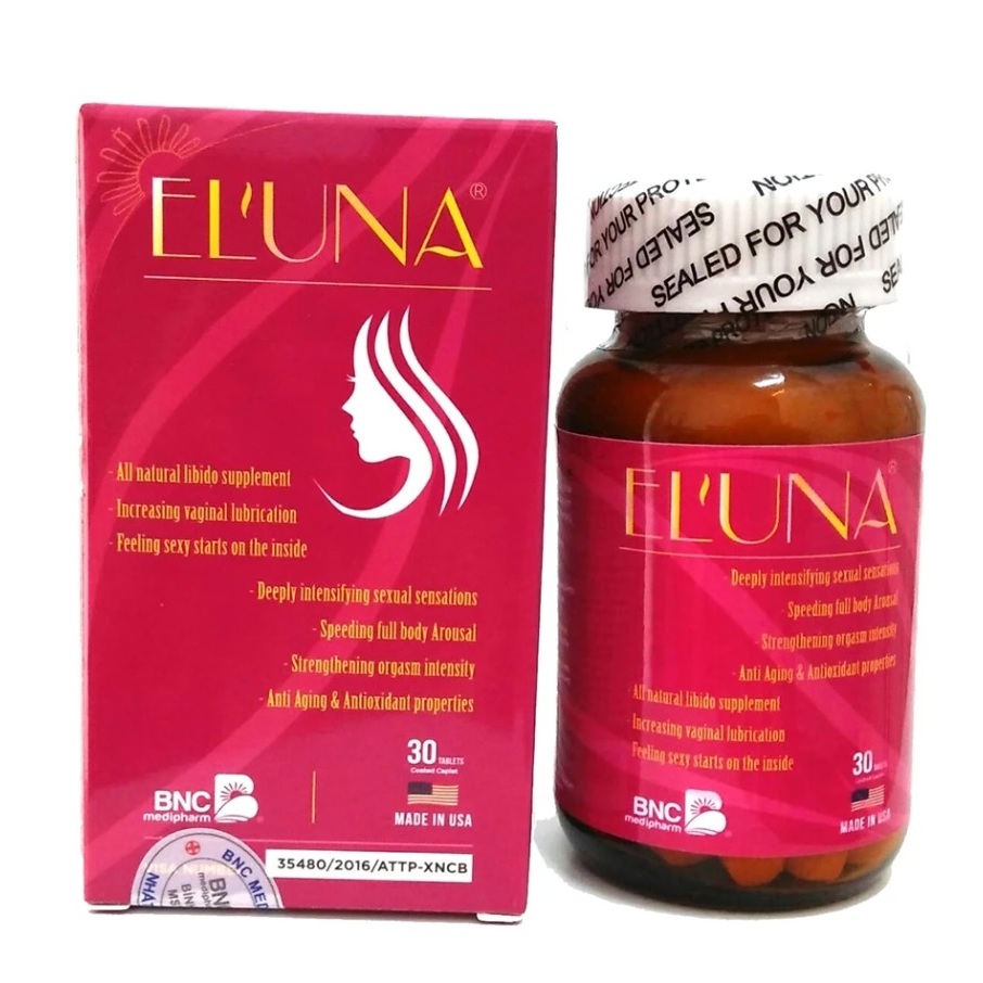 Eluna – Cân Bằng Nội Tiết Tố Nữ, Duy Trì Sự Trẻ Trung Ở Nữ Giới Nhập Khẩu Mỹ Hộp 30 Viên