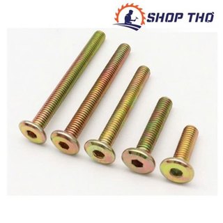 Set 50 cái ốc cấy ren , bulong mũ dẹt M8