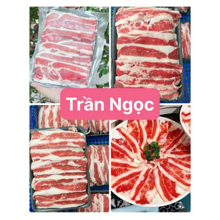 Ba chỉ bò Mỹ excel cắt lát -thả lẩu -nướng siêu thơm ngon 1 khay 500gr (giao hoả tốc HCM)