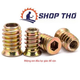 Set 50 cái ốc cấy ren , bulong mũ dẹt M8