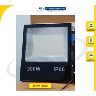 Đèn Pha Led 200W 100W IP66 COB 5054.(Hàng Đủ Công Suất)