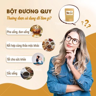 Bột đương quy 100g (Bột sâm đương quy nguyên chất, nghiền mịn)