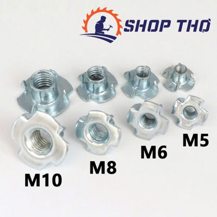 Ốc cấy tán chấu M8 (set 50 cái)