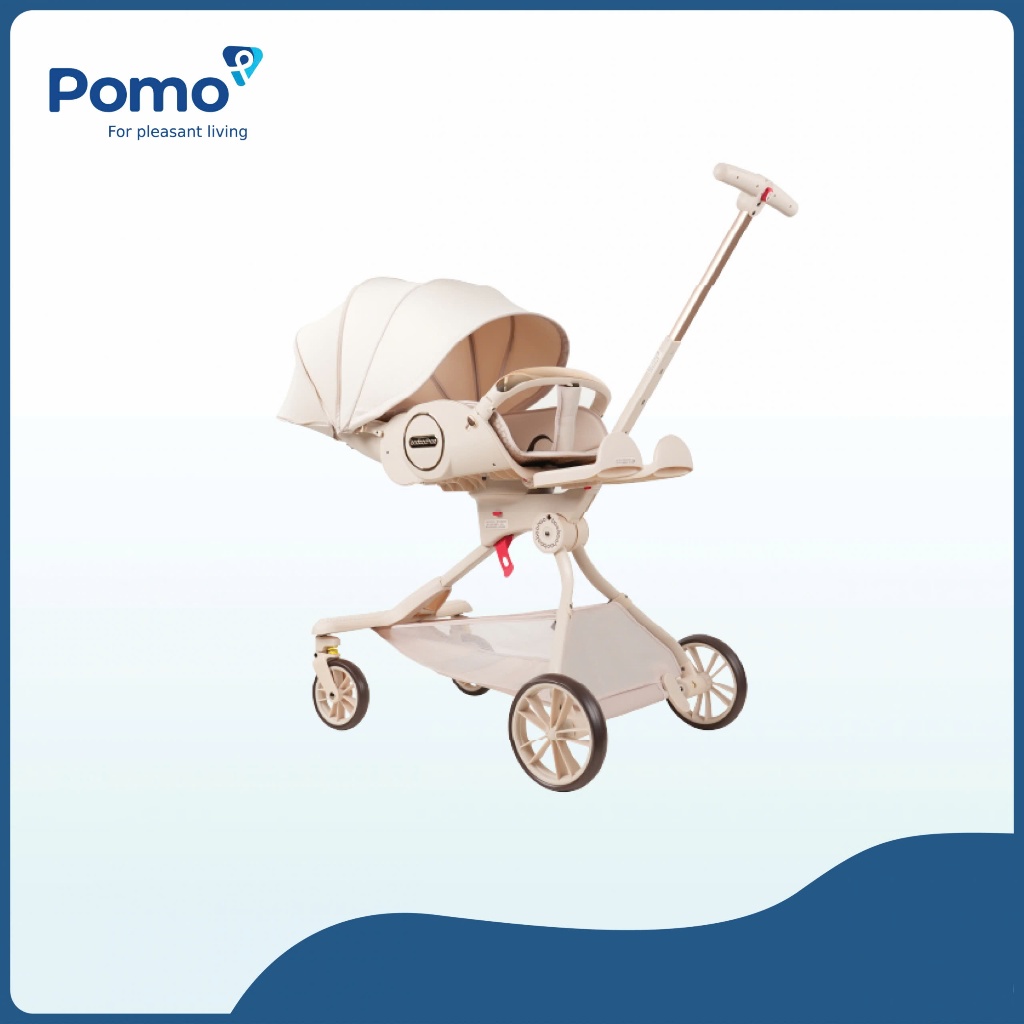 BaoBaoHao V9 Chính Hãng - Xe đẩy cho bé mẫu mới - Xe đẩy gấp gọn 2 chiều cho bé