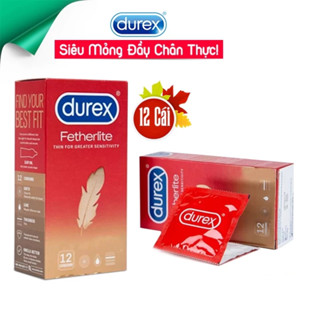 Bao Cao Su Durex Fetherlite Ultima (Hộp 12c) MỎNG TÊNH-YÊU SAY ĐẮM - CHÍNH HÃNG