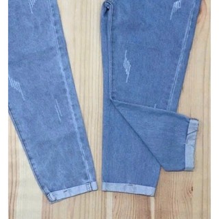 Quần Jeans Baggy Nữ Lưng Thun Dây Rút JBG612