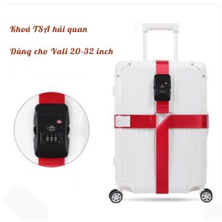 Dây đai vali chữ thập loại tiêu chuẩn TSA quốc tế