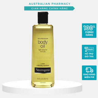  Dầu Dưỡng Thể Căng Bóng Cấp Ẩm Giúp Da Mềm Mại Neutrogena Body Oil Light 250ml 