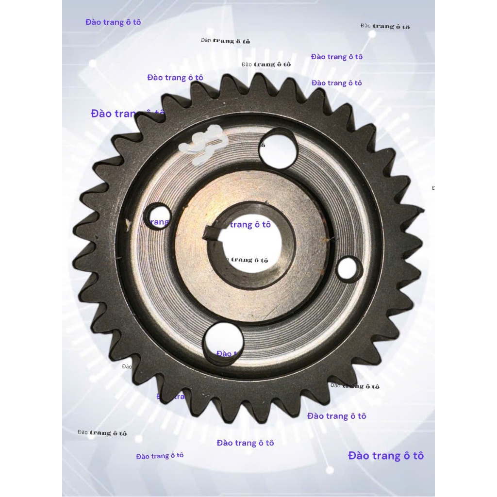 Bánh răng bơm hơi YC4108 33R lắp cho bơm hơi máy 4108 hơi ướt xe 3,5 đến 6 tấn