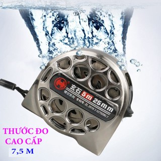 Thước Cuộn Thép 7.5m - Thước Cuộn Tự Động 3M 5M Hàng Cao Cấp Bằng Thép Chống Nước Chống Mòn Chất Lượng Cao Dùng