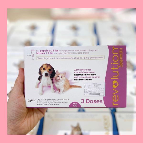 Nhỏ Gáy Revolution Cho Chó Mèo Nhỏ Dưới 2,27kg