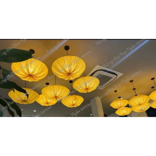 Đèn Vải Thả Trần - Đèn Lồng Lá Sen
