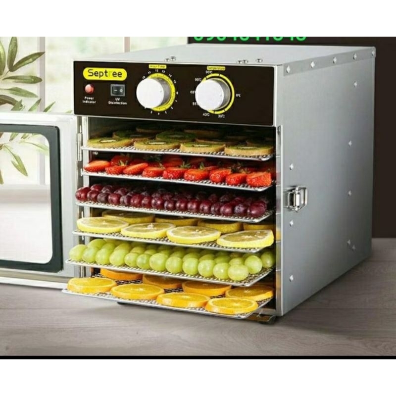 Máy sấy khô thực phẩm  6 tầng cửa mở