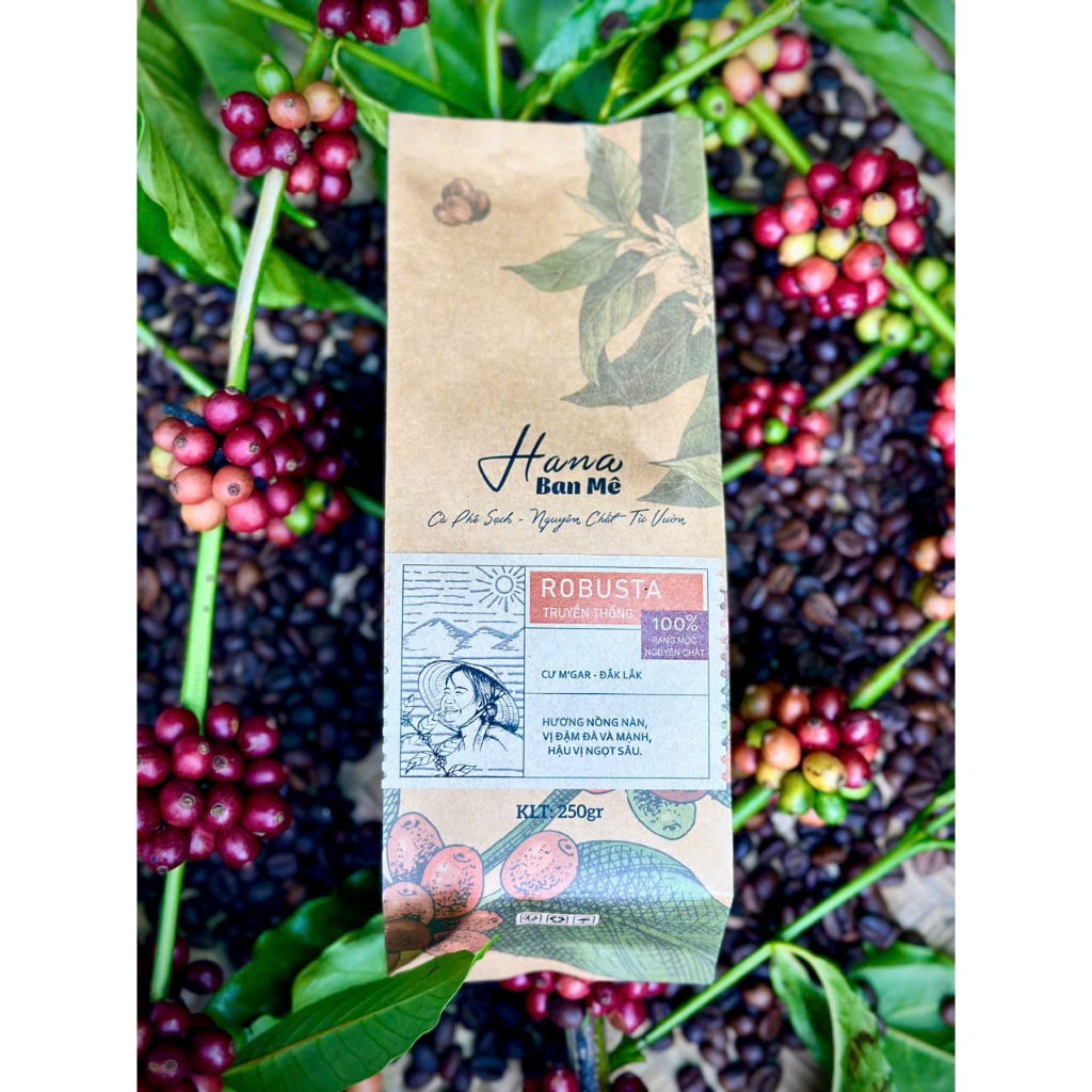 [LINK MỚI] Cafe nguyên chất Robusta Đắk Lắk (Gu đậm đà, hiện đại - rất hợp pha cafe sữa/ đen đá)