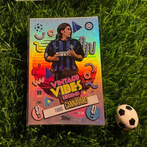 [ CHÍNH HÃNG ] - LEGEND - TOPPS MATCH ATTAX 2025 - FABIO CANNAVARO (INTER MILAN)