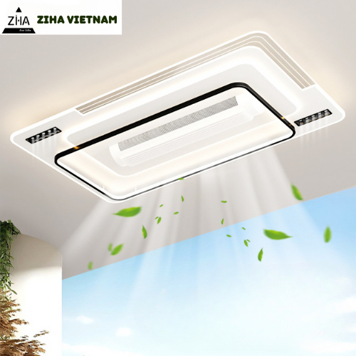 Quạt Đèn Trần Không Cánh Decor–Điều Khiển Từ Xa,6 Tốc Độ Gió,Đèn LED 3 Chế Độ,Phong Cách Hiện Đại | BigBuy360 - bigbuy360.vn