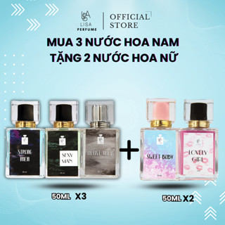 combo 5 chai nước hoa 3 nam/nữ và 2 nam/nữ 10,30,50 ml siêu rẻ