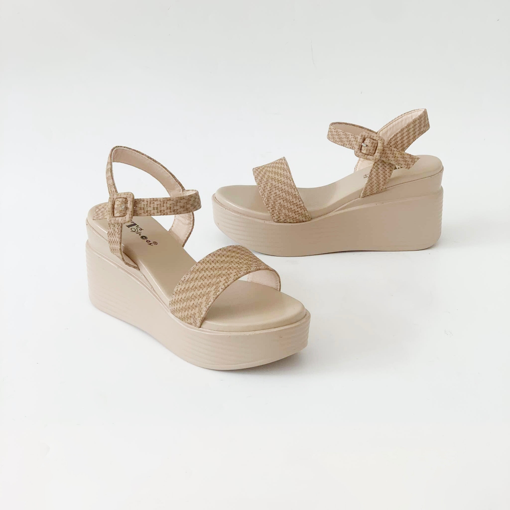   shop giay minh thu  Sandal bánh mì nữ 8cm MT137 