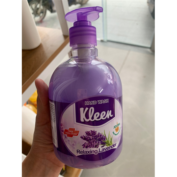 Nước rửa tay Kleen Lavender dưỡng ẩm  hương hoa oải hương