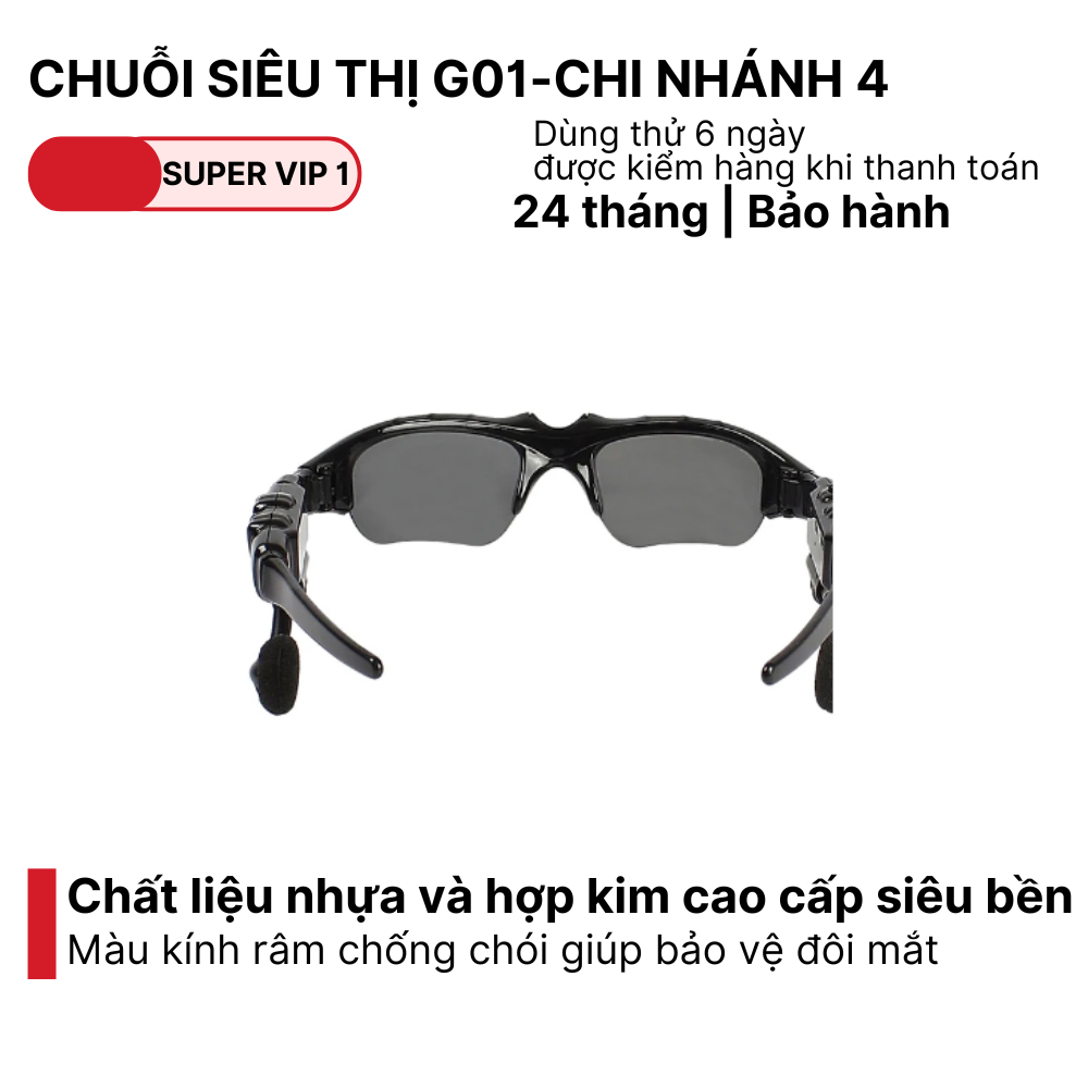 Mắt Kính Có Bluetooth- Nghe Gọi,Nghe Nhạc Cực Hay