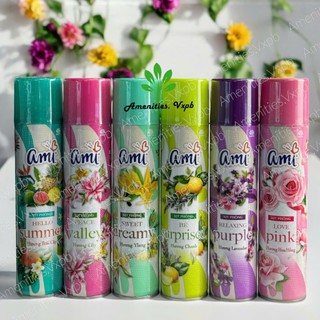1 chai xịt phòng Ami 280ml các mùi