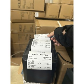 MÁY IN HÓA ĐƠN, IN BÌNH LUẬN KHI LIVE ZYWELL 822 ZY- Q822 (USB + LAN)