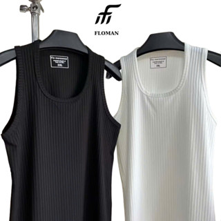 Áo ba lỗ nam FLOMAN Ver5  thun gân đũa lạnh thoáng mát thấm hút mồ hôi