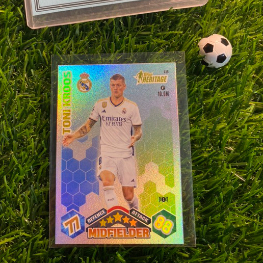 [ CHÍNH HÃNG ] - MAN OF THE MATCH - TOPPS HERITAGE - MATCH ATTAX 2024 - TONI KROOS (REAL MADRID)