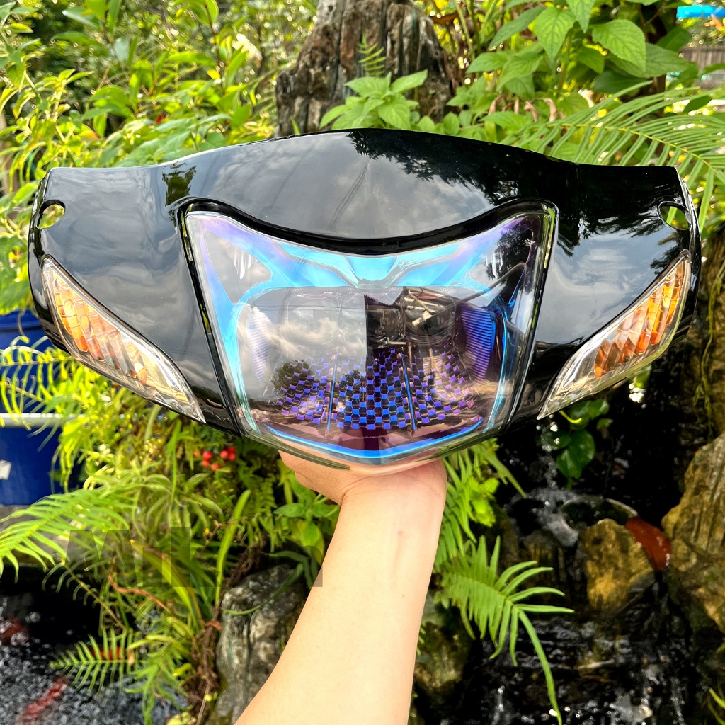 Đèn Pha Zinpat WAVE MIKAN - Lắp WAVE A-S100-Rs100-Rsx100-FuX - 3 chế độ TRẮNG, VÀNG, Auto PASSING