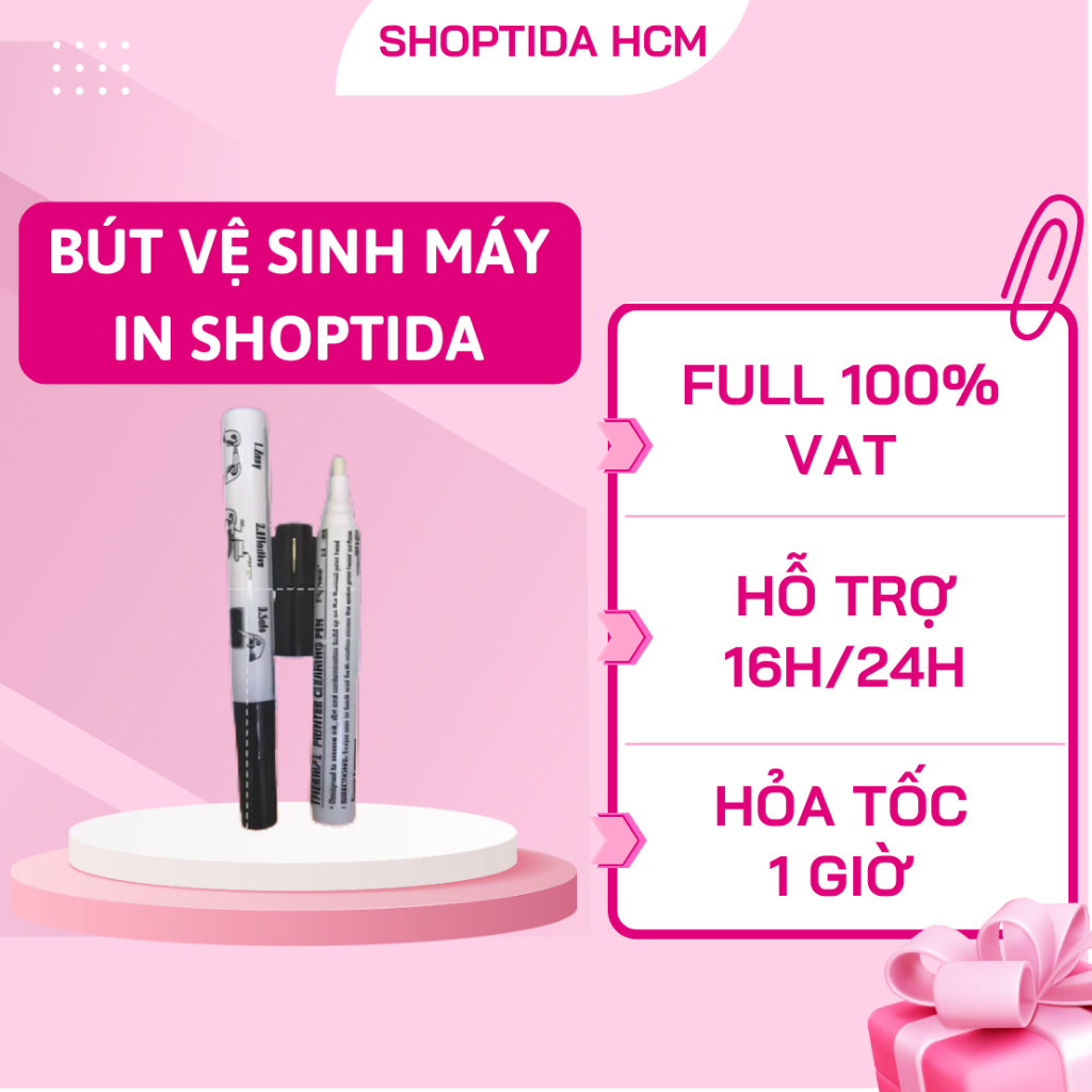 Bút làm sạch đầu in cho máy in nhiệt Shoptida SP46 CLEANING PEN
