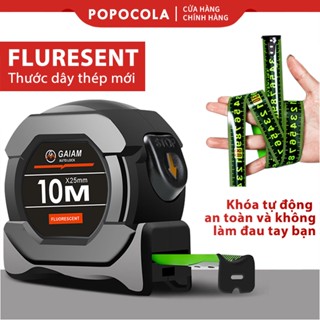 Độ Chính Xác Cao thước cuộn thép, thước dây thép carbon thước dây cao cấp thước mét 5m 10m  sơn huỳnh quang cho bóng tối