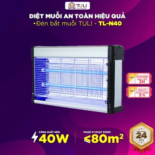 Đèn Bắt Muỗi Thông Minh TULI TL-N40,40W, Thu Hút Diệt Đuổi Côn Trùng Hiệu Quả,Không Độc Hại BH 2 Năm
