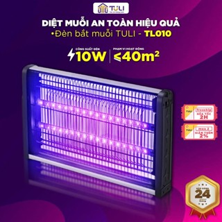 Đèn bắt muỗi thông minh cao cấp TULI TL010, 10W,Phạm vi tối đa 40 m2, an toàn và tiện ích,BH 2 năm