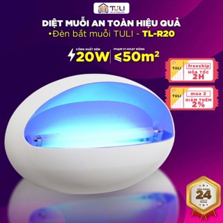 Đèn bắt muỗi ruồi côn trùng thông minh TULI TL-R20, 20W, Thú hút diệt hiệu quả, An toàn, BH 2 năm