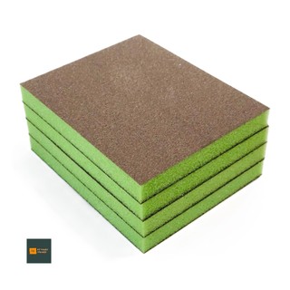 Combo 4 miếng nhám xốp chà nhám, rửa chén, chà nồi Sia 2 mặt 7983