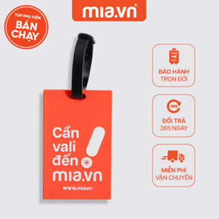 [GIFT] Thẻ treo hành lý MIAvn Luggage tag S Orange - Nhỏ gọn dễ thương chống thất lạc tiện dụng
