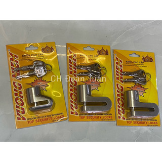 Khoá đĩa xe máy Vương Miện-khóa thắng đĩa cao cấp