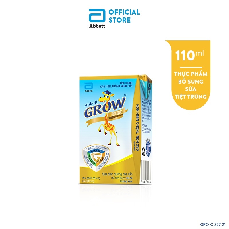 [LIVE] Thùng 48 hộp Sữa nước Abbott Grow Gold 110ml/hộp